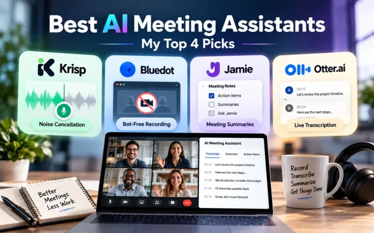 Best AI Meeting Assistants (Tested): My Top 4 Picks