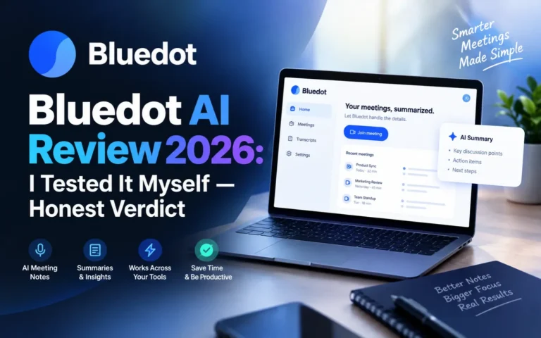 Bluedot AI Review 2026: I Tested It Myself — Honest Verdict