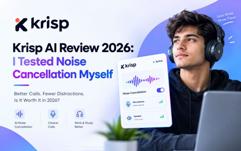Krisp AI Review 2026: I Tested Its Noise Cancellation & AI Notes